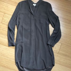 L’Agence 100% Silk Olive Dress size Small